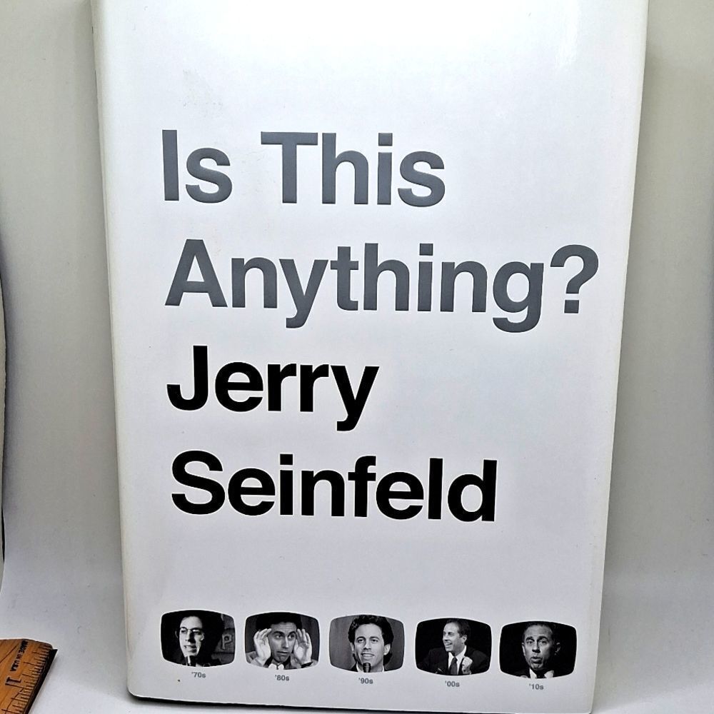 Jerry Seinfeld hardcover Is this anything book biography autobiography